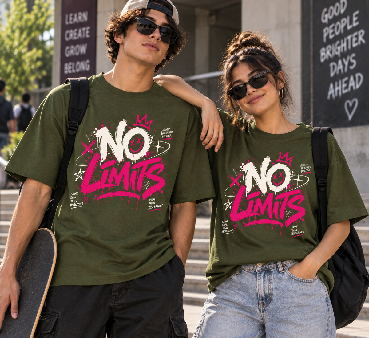 No Limits Streetwear Tee.