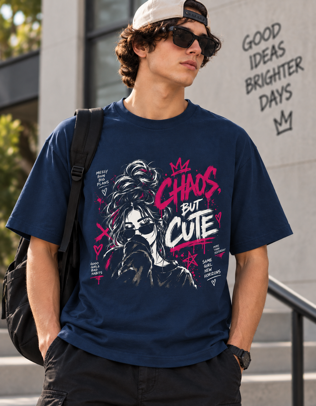 Chaos But Cute Streetwear Tee